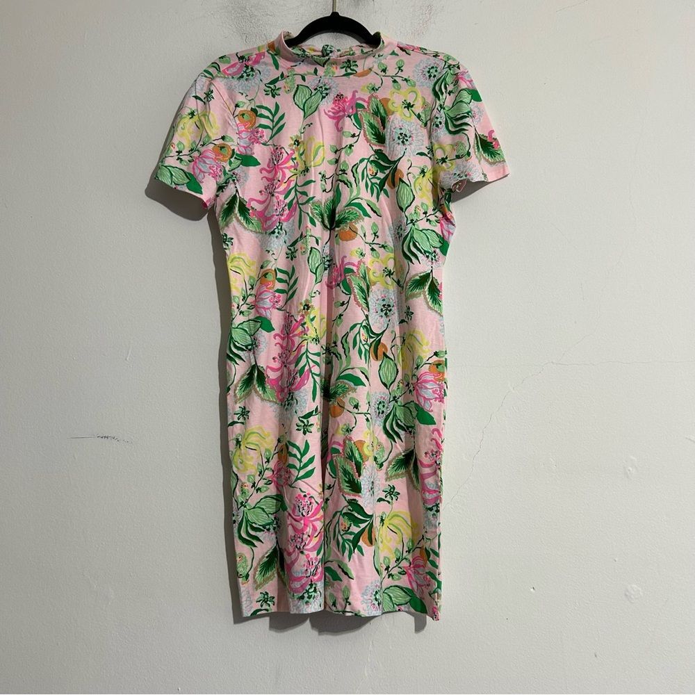 Lilly Pulitzer Hallie Short Sleeve Dress Via Amore Spritzer Tropical Vacation
